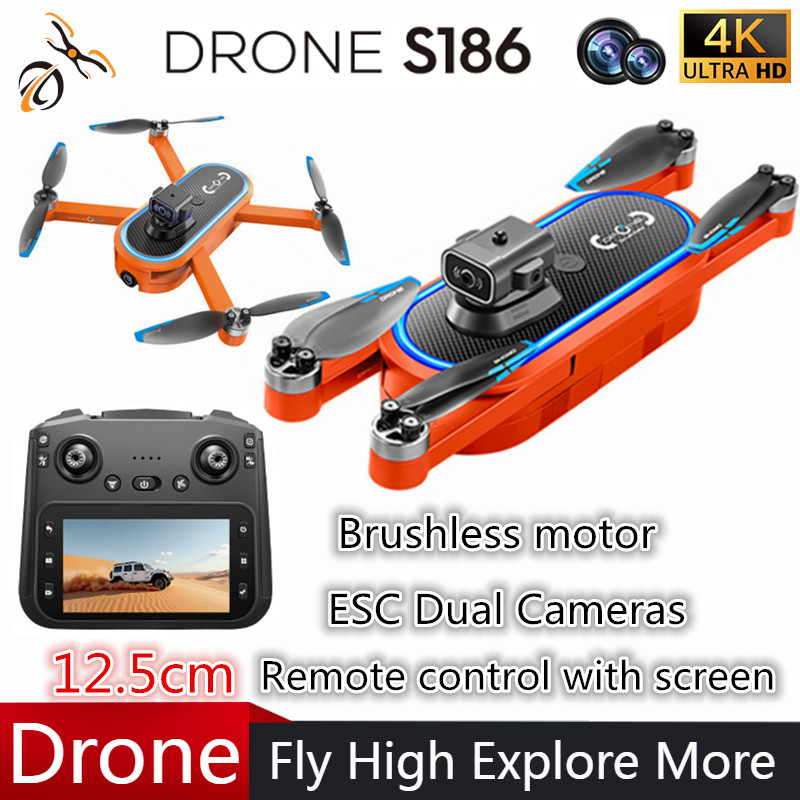 Drone Battery Charger - 2025 S186 Drone professionnel 4K HD