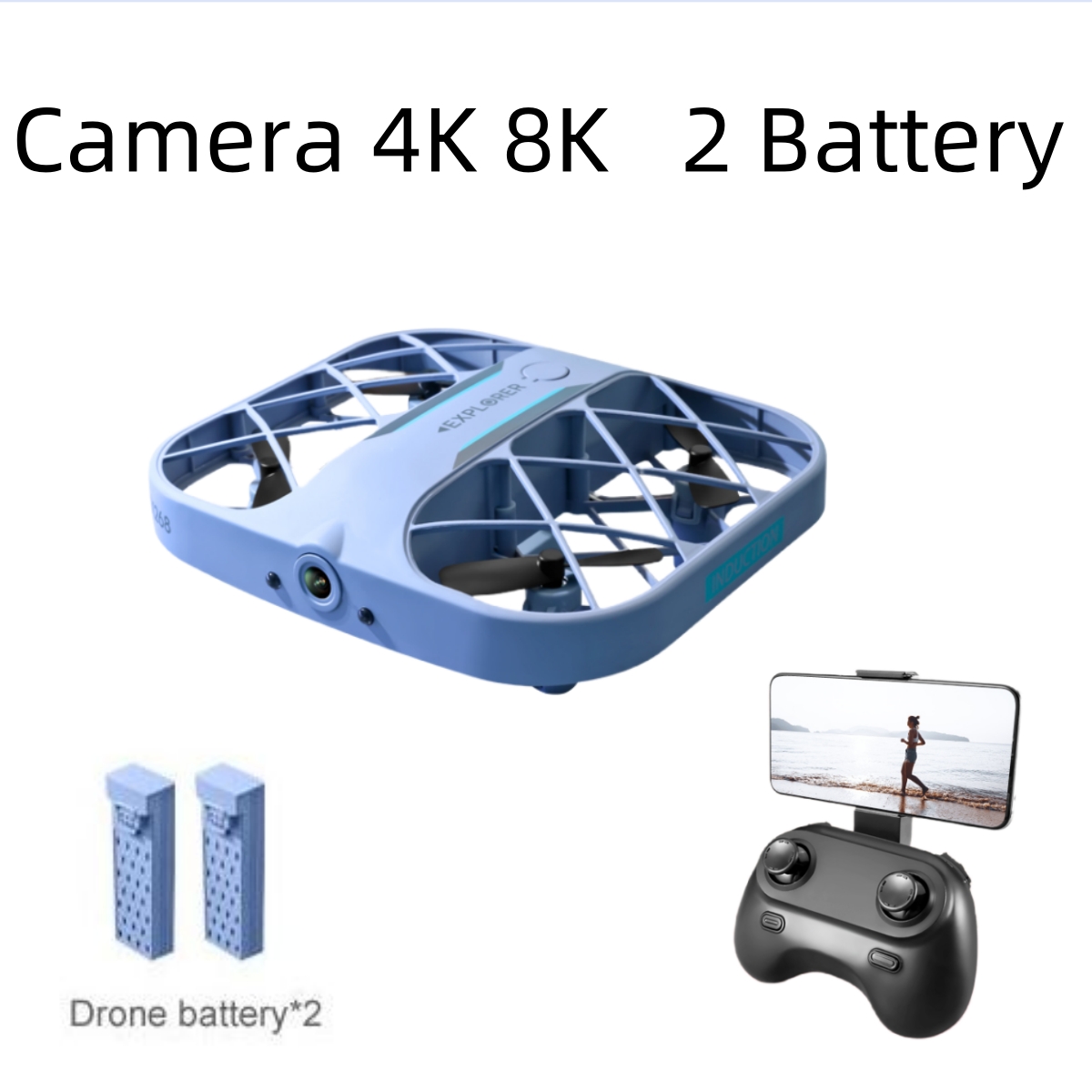 Drone Battery Box - Drone RC JJRC H107 FPV avec