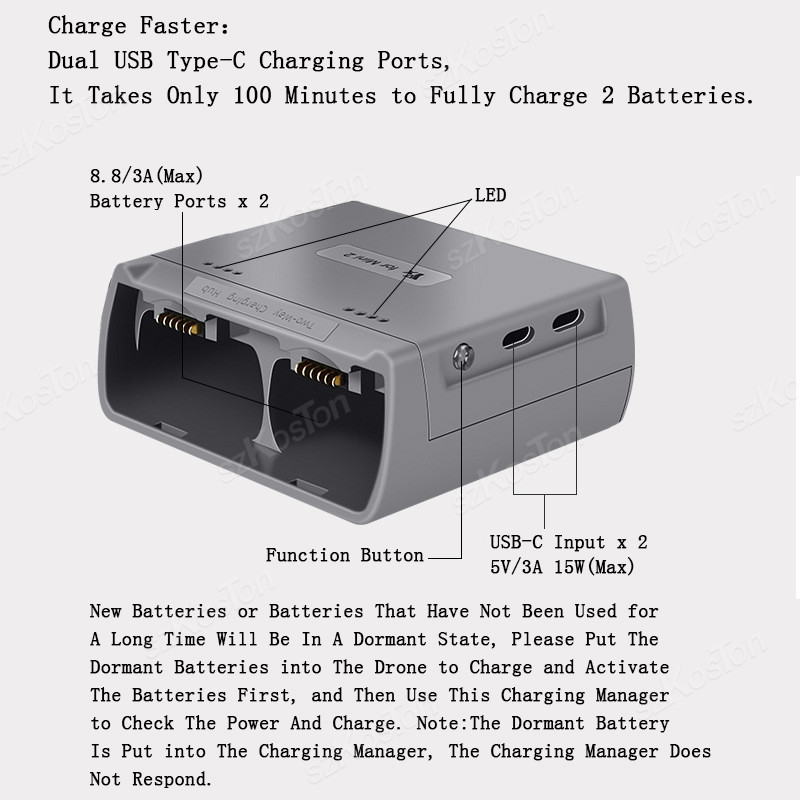 Hub de charge pour DJI Mini 4K - Drone Battery Smart avis et prix