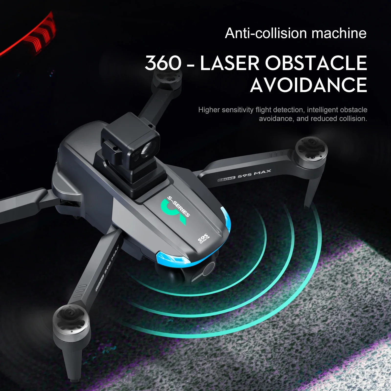 Nouveau S9S MAX MINI Drone 4K  - Drone Battery Box avis et prix