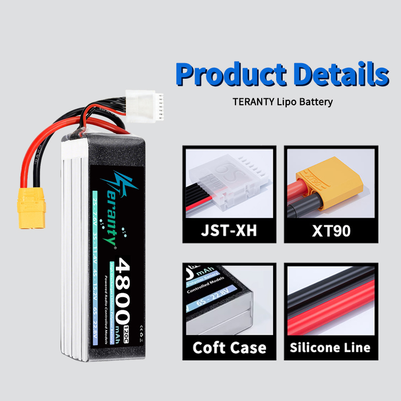 Batterie Lipo TERANTY 6S 4800m - Drone Battery 6S avis et prix