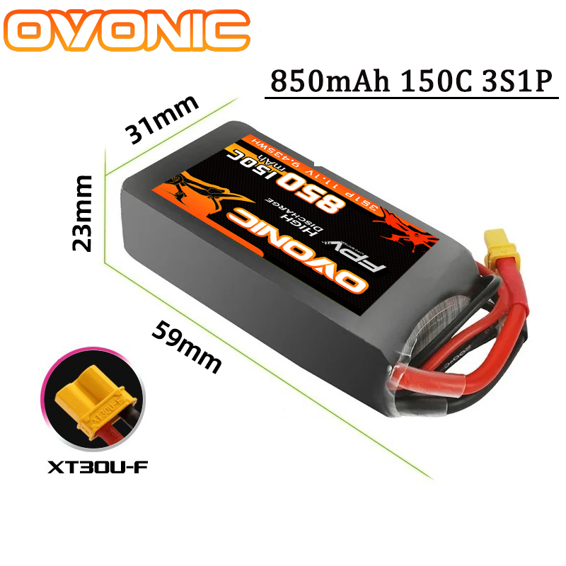 OVONIC 150C 850mAh batterie Li - Drone Battery 6S avis et prix