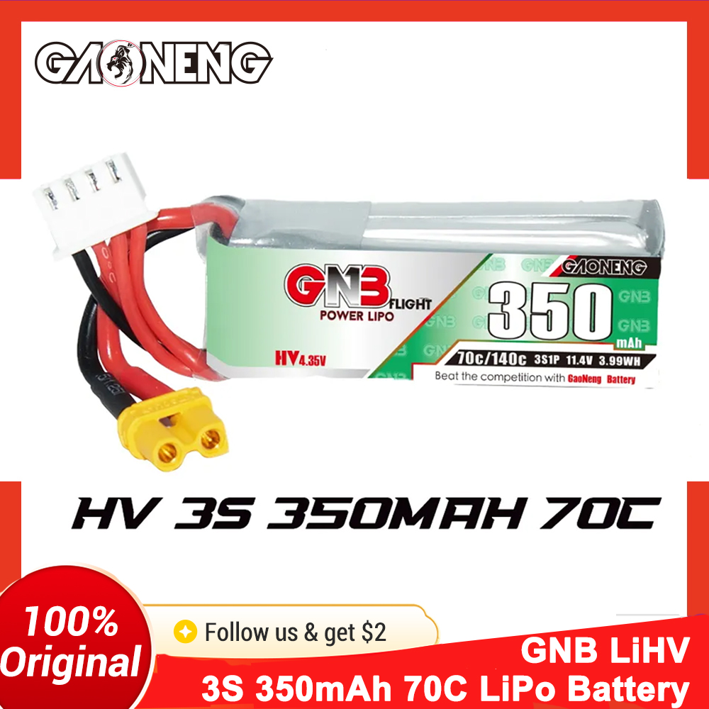 Batterie LiPo Gaoneng GNB 350m - Drone Battery 3S avis et prix