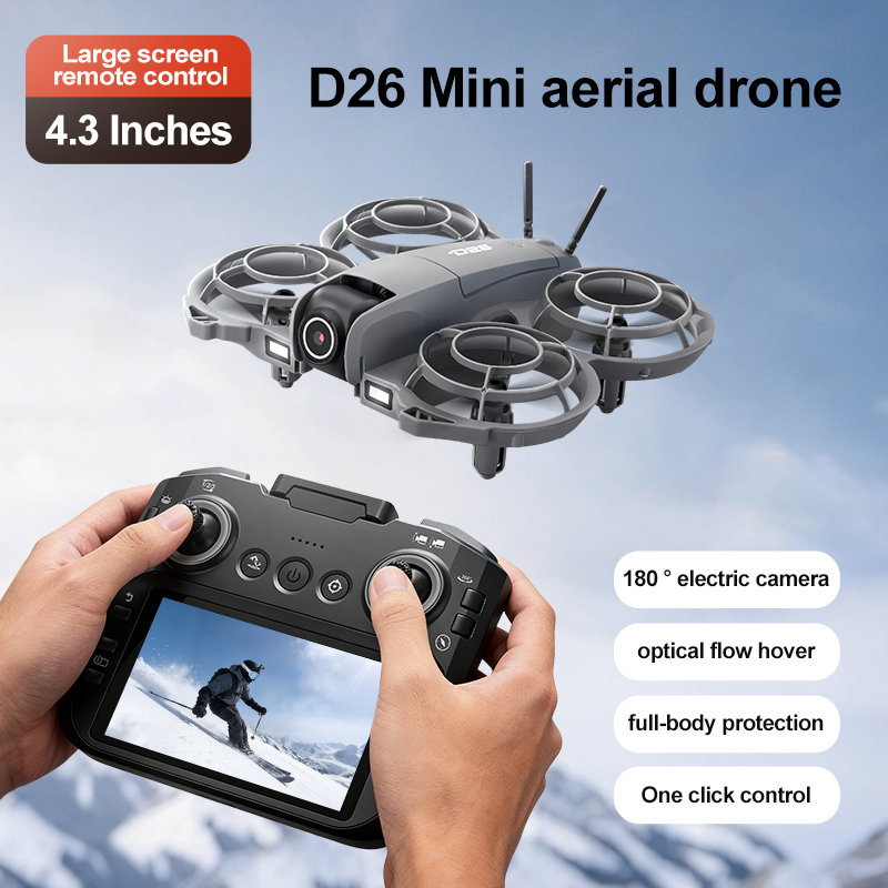 Drone D26 4K Aérien HD 180 °   - Drone Battery Balance Charger avis et prix