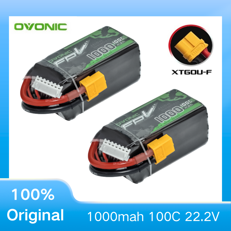 2 batteries LiPo OVONIC 1000mA - Drone Battery 6S avis et prix