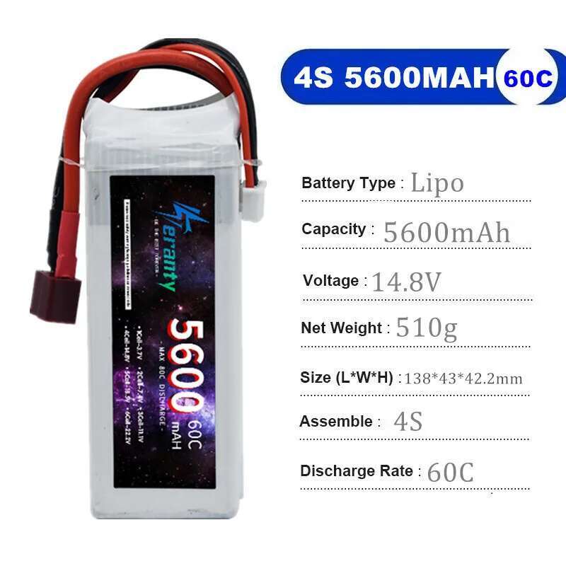 TERANTY 5600 MAH 60C 2S 3S 4S  - Drone Battery 6S avis et prix