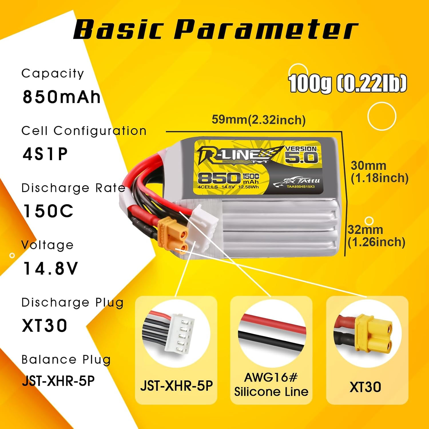 Batterie Lipo Tattu R-Line 5.0 - Drone Battery 4S avis et prix