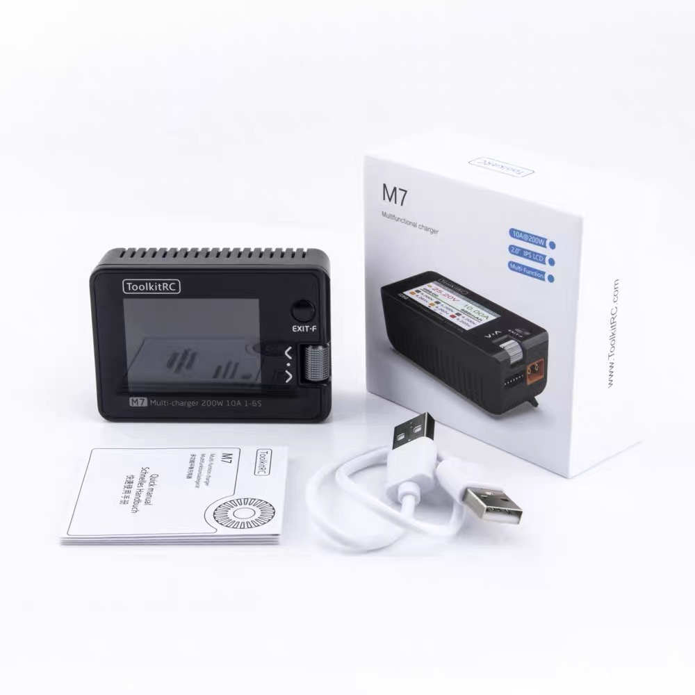 Pour ToolkitRC M7 200W 10A DC  - Drone Battery Voltage Checker avis et prix